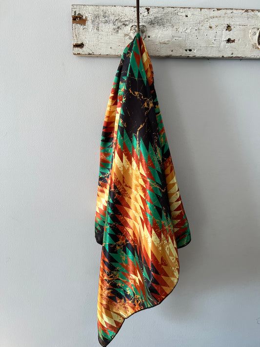 Autumn Aztec Wild Rag