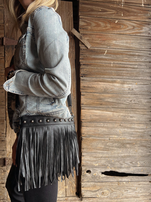 Cassidy Fringe | Black